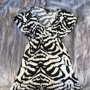 Zebra print dress